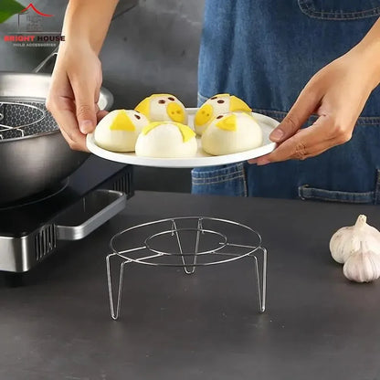 Hot Pot Stand – Multi-Height Metal Steamer Rack for Cooking & Baking - JSJunoon.com