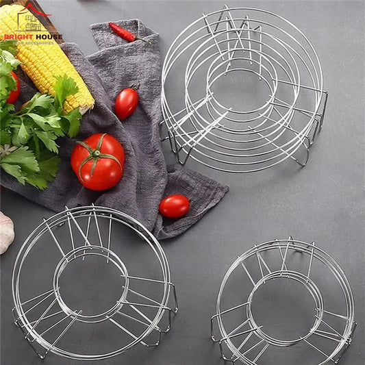 Hot Pot Stand – Multi-Height Metal Steamer Rack for Cooking & Baking