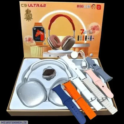 Bluetooth 5.3 Smart Watch | Health & Fitness Tracking, Long Battery – Black | Model 9 - JSJunoon.com