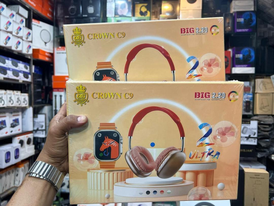 Bluetooth 5.3 Smart Watch | Health & Fitness Tracking, Long Battery – Black | Model 9