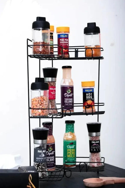 Durable Iron Kitchen Rack – Space Saving Storage Organizer - JSJunoon.com