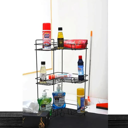 Durable Iron Kitchen Rack – Space Saving Storage Organizer - JSJunoon.com