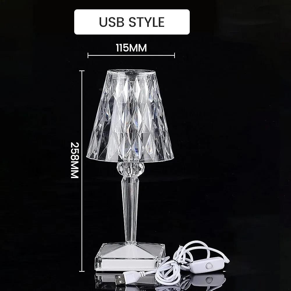 White Table Lamp – Modern Plastic Bedside & Desk Lighting