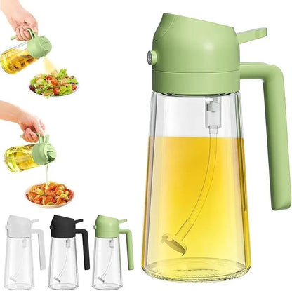 Glass Oil Bottle for Kitchen | Leak Proof Cooking Oil Dispenser | 1 Pc - JSJunoon.com
