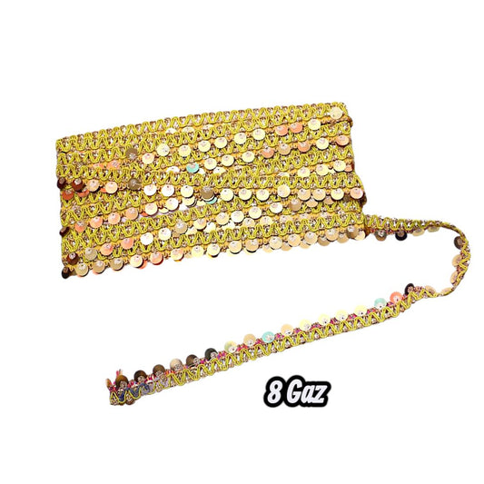 1 Pc Braided Fancy Lace – Single Piece Material for Sewing, Crafting & DIY Accessories