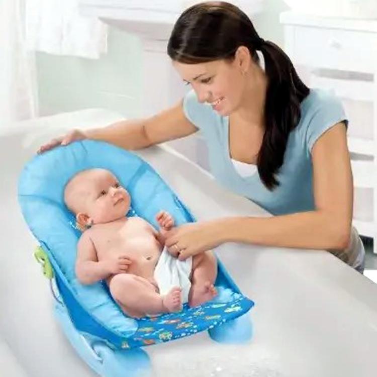 Baby Bather Seat – Durable Unisex Plastic Infant Bathing Chair for Safe & Comfortable Baby Hygiene
