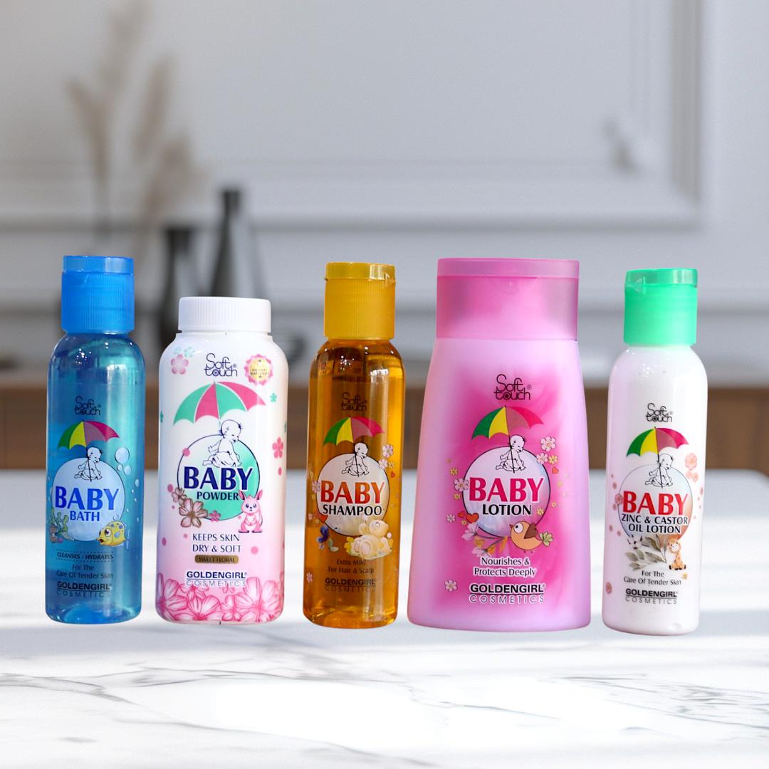 Baby Gift Pack – Multicolor Safe Plastic Infant Play & Care Set