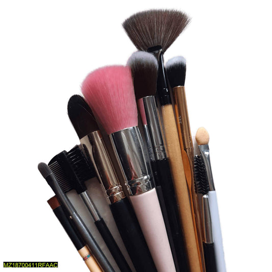 10 Makeup Brushes • Makeup Brush Set • Pack Of 10 • Premium Synthetic Makeup Brushes • Soft And Non Shedding • Foundation, Blending, Face Powder, Eyeshadow, Eyebrows • Makeup Combo Brush Kit