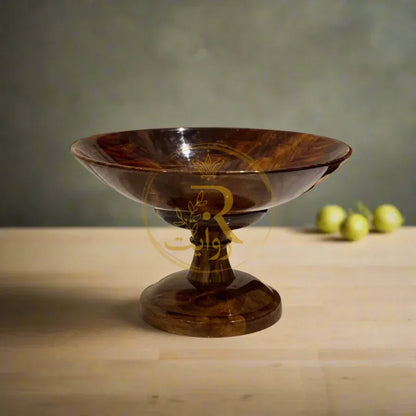 JS Junoon Handcrafted Wooden Fruit Bowl – 12 Inch Rosewood Dining & Kitchen Decor - JSJunoon.com