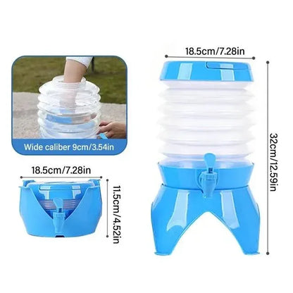 JS JUNOON Gradient Water Bottle 3.5L – Foldable, Collapsible, Keeps Water Cold - JSJunoon.com