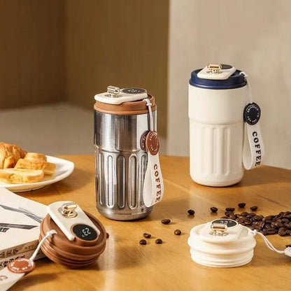 JS JUNOON Insulated Temperature Water Bottle 450ml – Gym Ready, Stainless Steel - JSJunoon.com