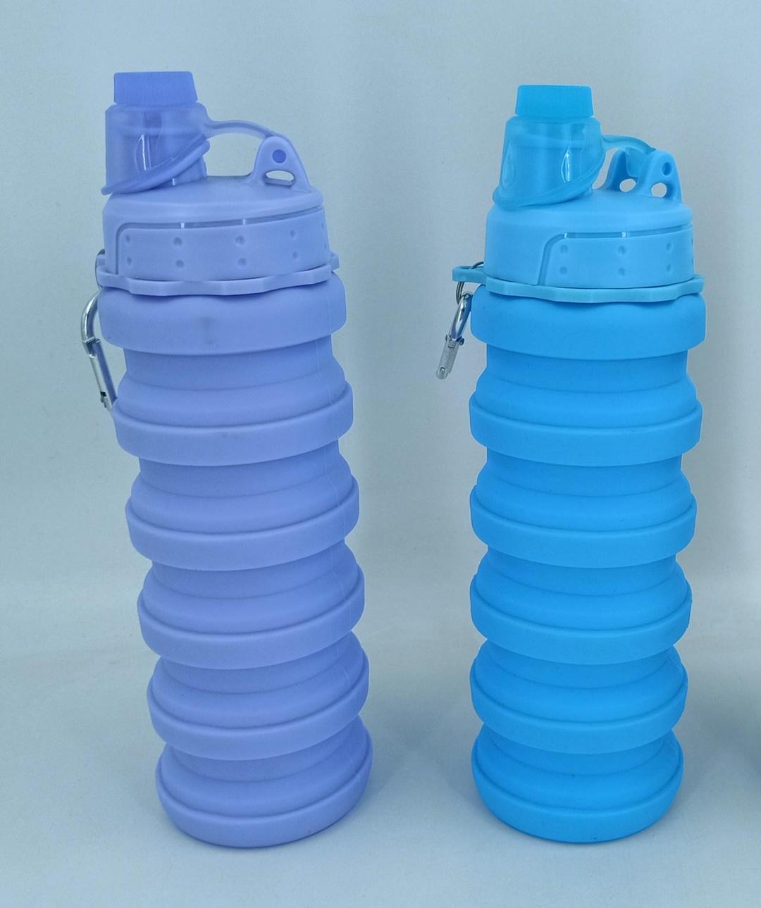 JS JUNOON Insulated Multicolor Water Bottle 500ml – Keeps Water Cold, Silicone