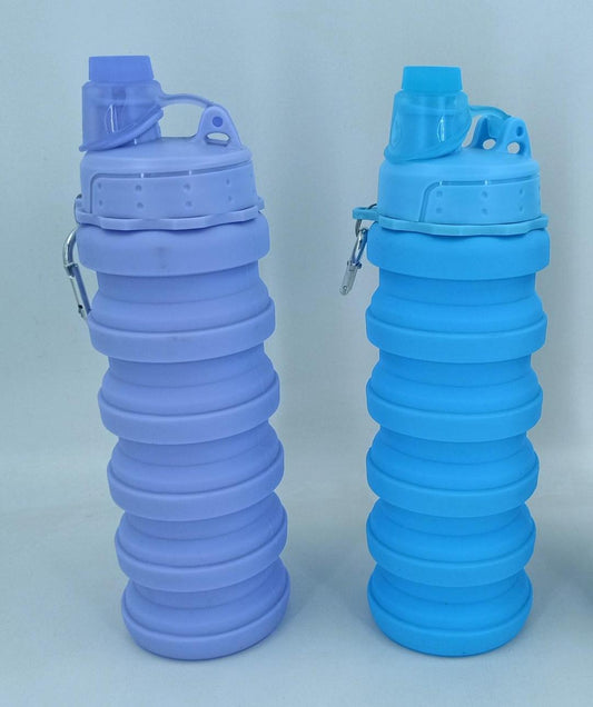 JS JUNOON Insulated Multicolor Water Bottle 500ml – Keeps Water Cold, Silicone