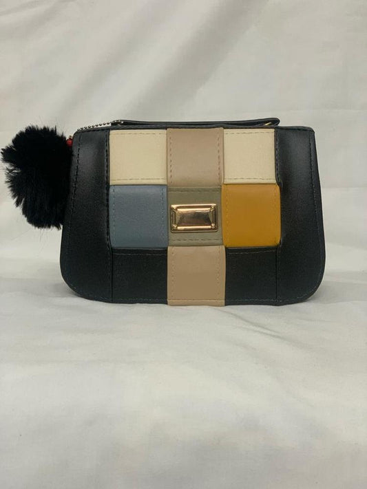 Women’s Rexine Textured Handbag – Elegant Everyday Shoulder Bag with Adjustable Strap