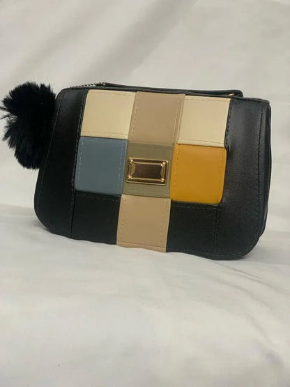 Women’s Rexine Textured Handbag – Elegant Everyday Shoulder Bag with Adjustable Strap - JSJunoon.com