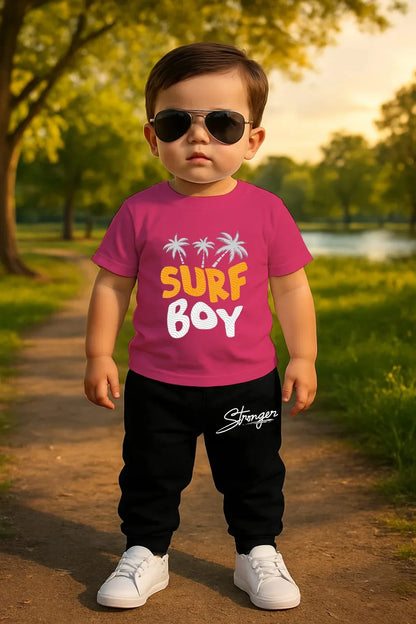 Kids Tracksuit Pack of 2 (T-Shirt & Trouser) – High Quality Fabric with 3D Digital Print | Ages 1–8 Years - JSJunoon.com