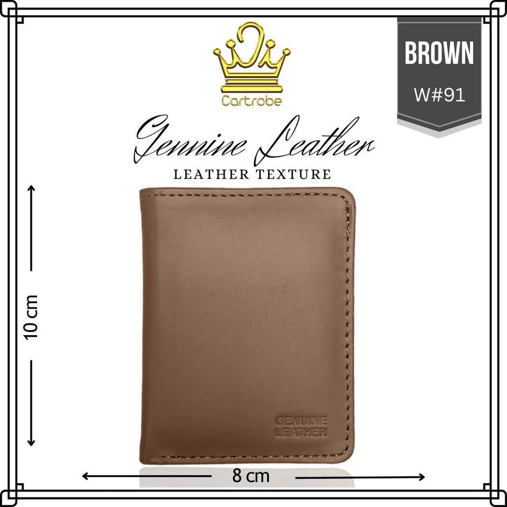 JS JUNOON Men's Smart ATM Card Holder & Cash Wallet – Leather, Slim & Organized, 1 Pc