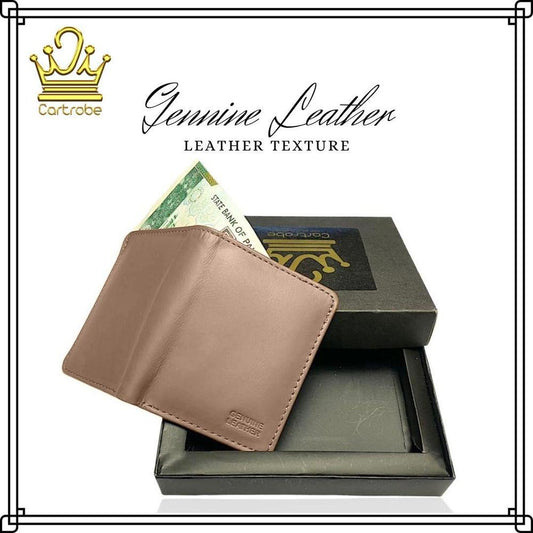 JS JUNOON Men's Smart ATM Card Holder & Cash Wallet – Leather, Slim & Organized, 1 Pc