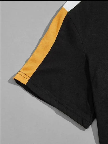 2 Pc Men’s Polyester Tracksuit – Plain Round Neck Shirt & Trouser Set - JSJunoon.com