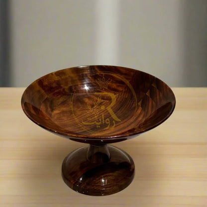 JS Junoon Handcrafted Wooden Fruit Bowl – 12 Inch Rosewood Dining & Kitchen Decor - JSJunoon.com
