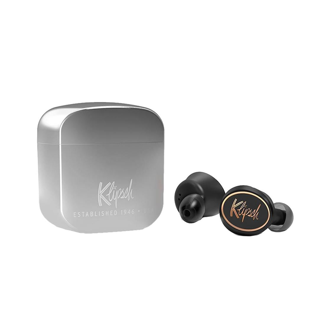 T5 (Klipsch) Metal Wireless Earbuds – Noise Cancelling, Bluetooth