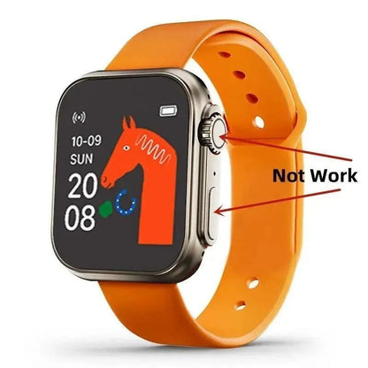 D43 Ultra Smart Bracelet – Orange | Bluetooth Fitness Watch | Dust, Water & Sweat Proof - JSJunoon.com