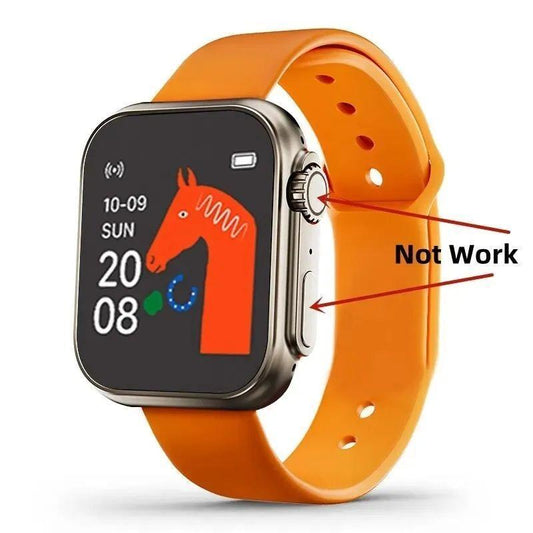 D43 Ultra Smart Bracelet – Orange | Bluetooth Fitness Watch | Dust, Water & Sweat Proof