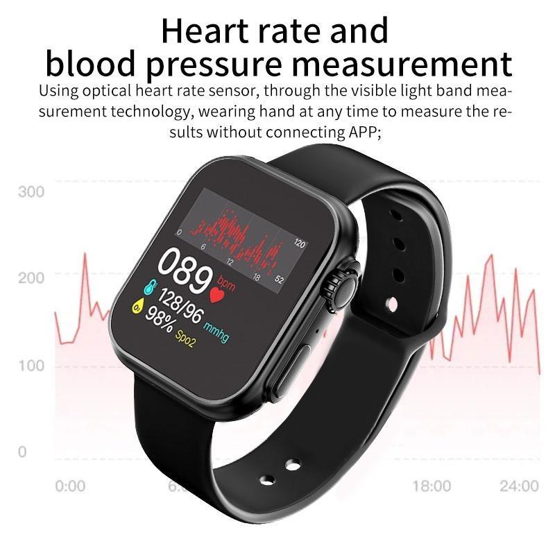 D45 Ultra Smart Bracelet Black – Fitness & Health Tracking Smart Watch