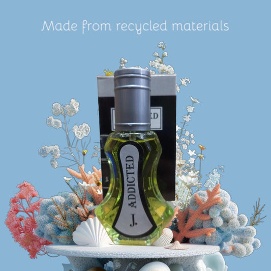 JS Junoon J. Addicted Perfume Oil – Unisex, Alcohol-Free Long Lasting Fragrance, 40m