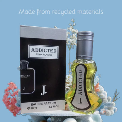 JS Junoon J. Addicted Perfume Oil – Unisex, Alcohol-Free Long Lasting Fragrance, 40m - JSJunoon.com