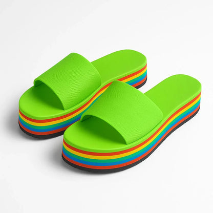 JS Junoon Women’s Casual Green EVA Sandals – Lightweight & Comfortable – Sizes 36–41 - JSJunoon.com