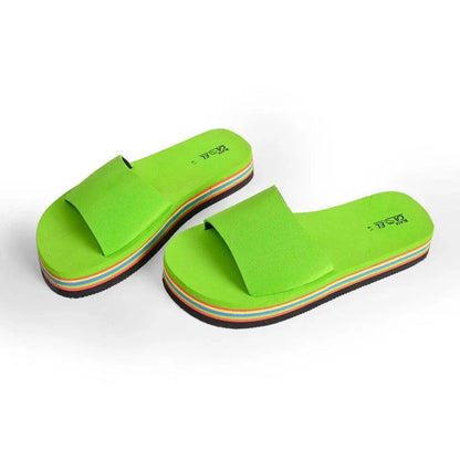 JS Junoon Women’s Casual Green EVA Sandals – Lightweight & Comfortable – Sizes 36–41 - JSJunoon.com