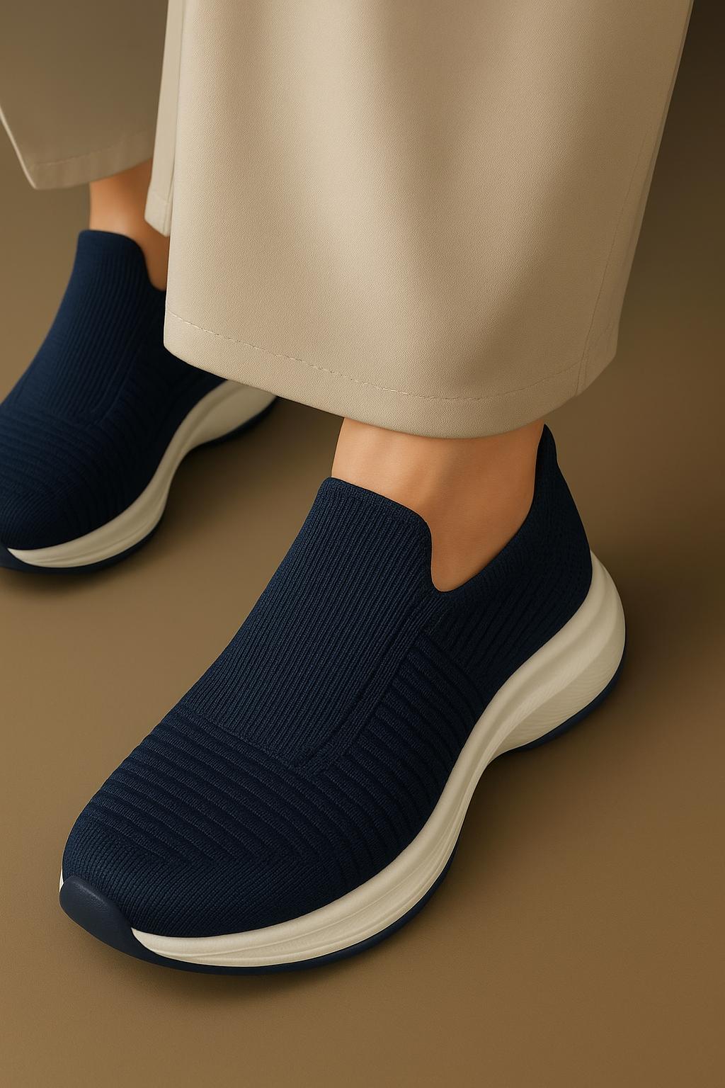 JS Junoon Men’s Walking Skechers – Blue PVC Shoes