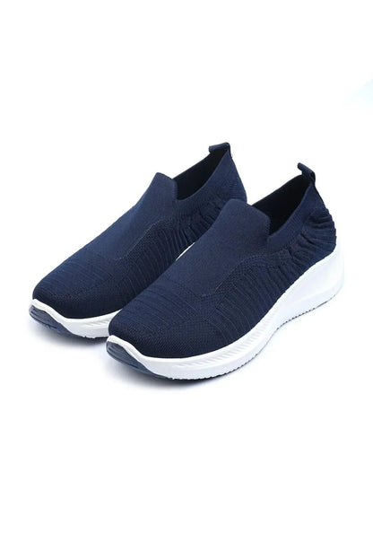 JS Junoon Men’s Walking Skechers – Blue PVC Shoes - JSJunoon.com