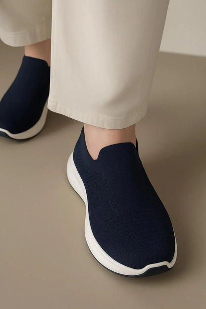 JS Junoon Men’s Walking Skechers – Blue PVC Shoes - JSJunoon.com