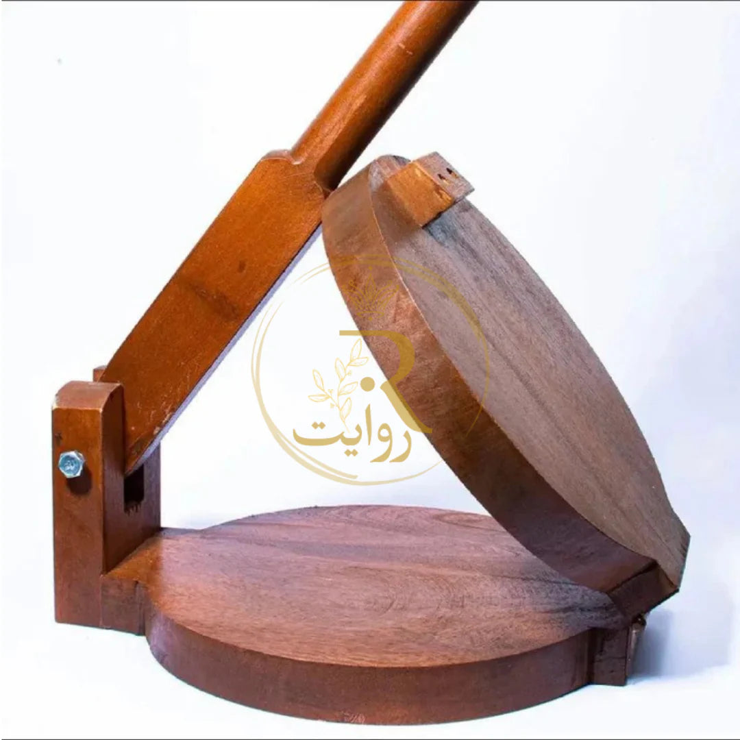 JS Junoon High Quality Wooden Roti Maker – Manual Press | Handcrafted Kitchen Tool
