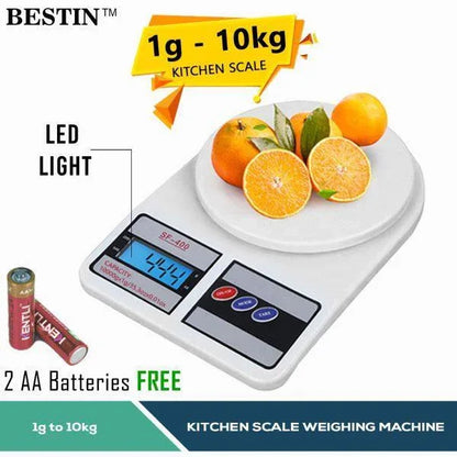 Kitchen Digital Scale – 1 Pc, 5000g Capacity, LCD Display - JSJunoon.com
