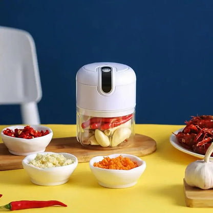 Multifunctional Electric Food Chopper – USB Rechargeable Vegetable Cutter & Slicer - JSJunoon.com