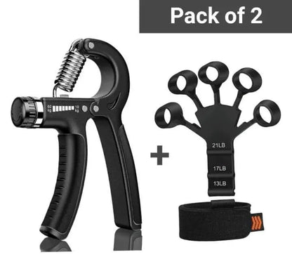 Finger Gripper and Hand Gripper Pack of 2 – Silicone Hand Strengthener for Exercise & Training - JSJunoon.com