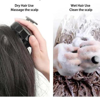 Scalp Massager Shampoo Brush (10 Pcs) | Soft Silicone Hair & Scalp Exfoliating Brush | Multicolor - JSJunoon.com