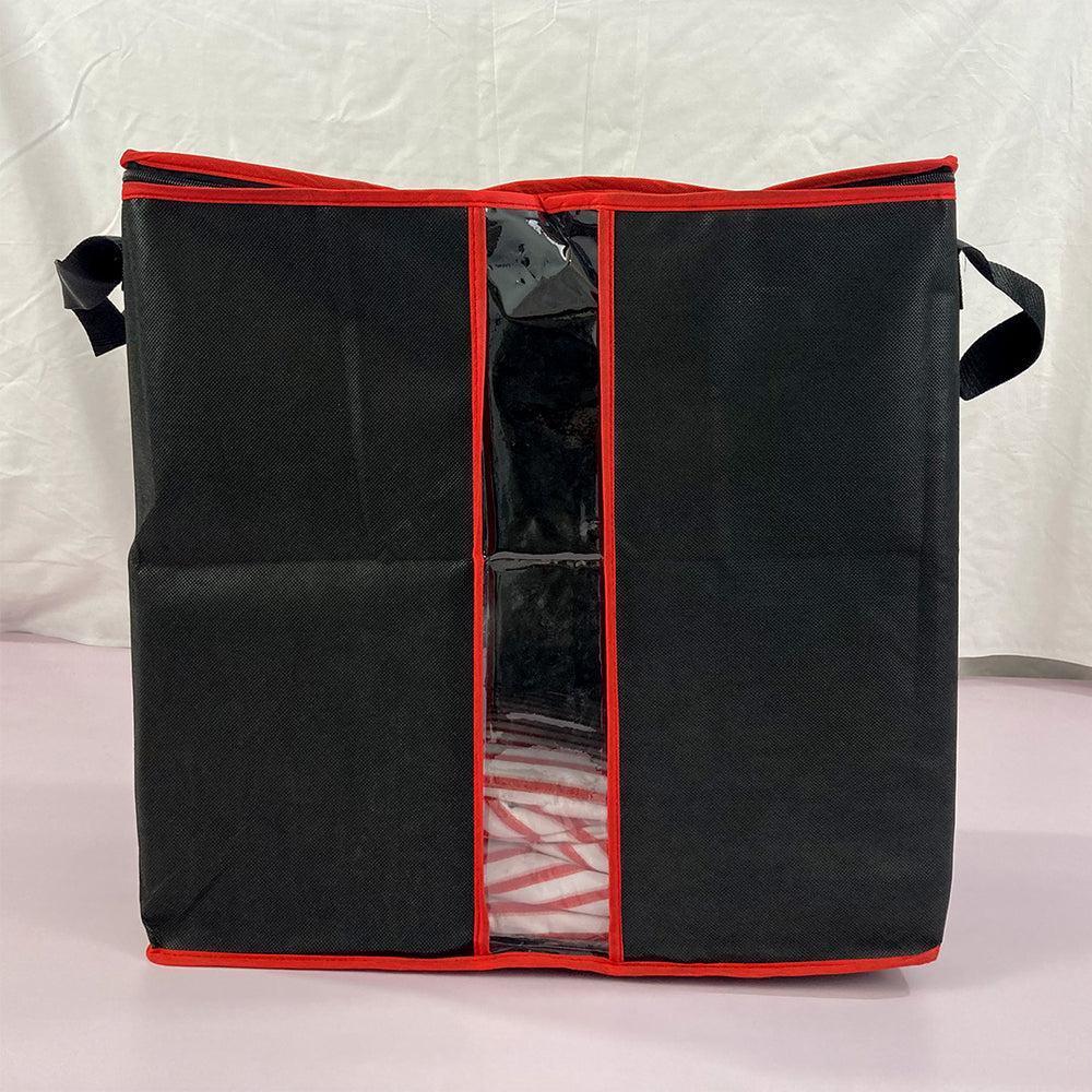 Pack of 2 Non-Woven Storage Bags – Black - JSJunoon.com