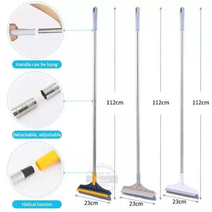 2 in 1 Dust Cleaning Scrubber and Wiper Brush – Durable Plastic & Stainless Steel Cleaning Tool - JSJunoon.com