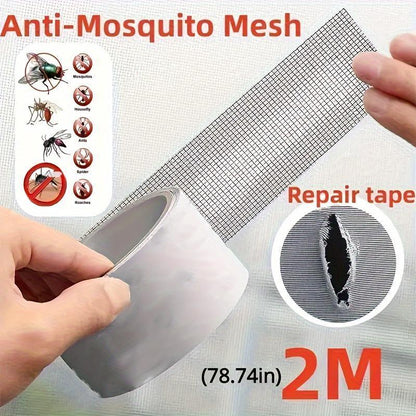 Easy to Assemble & Install Metal Mosquito Mesh for Doors & Windows – Pack of 2, Silver - JSJunoon.com