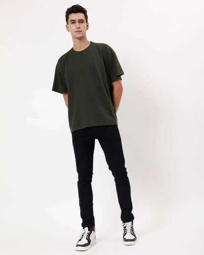 Men’s Jersey Plain T-Shirt – 1-Piece Soft Cotton Round Neck Tee for Casual & Everyday Wear - JSJunoon.com