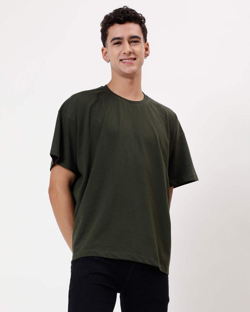 Men’s Jersey Plain T-Shirt – 1-Piece Soft Cotton Round Neck Tee for Casual & Everyday Wear