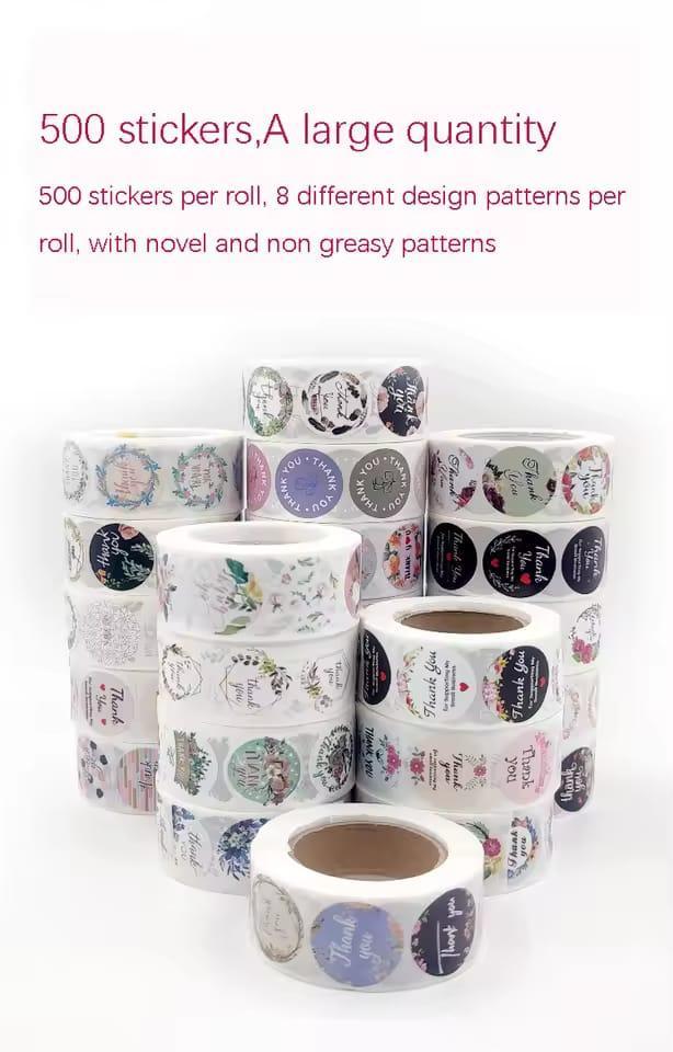 Thank You Stickers Labels Stamps – 1 Pc Cartoon Sticker for Parties, Kids’ Rooms & Creative Projects