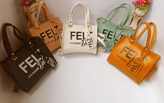 JS Junoon Women’s PU Leather Printed Hand Bag – Multi-Color Options, Top Handle Stylish Purse