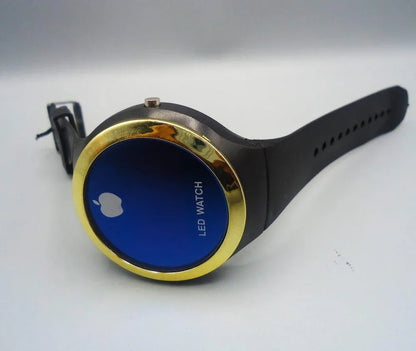 JS JUNOON Unisex LED Digital Watch – Plain Strap, Battery Operated, Round Case, Black/Blue/Pink, 1 Pc - JSJunoon.com