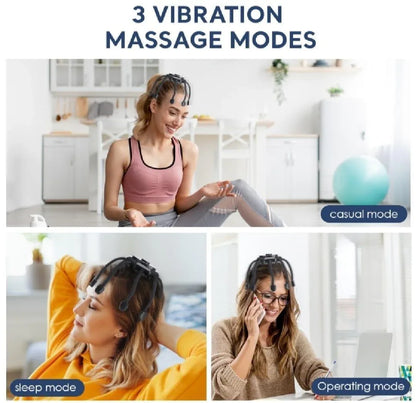 Mini Wireless Scalp Massager – Portable Stress Relief & Relaxation Tool, Handheld Head Massager - JSJunoon.com