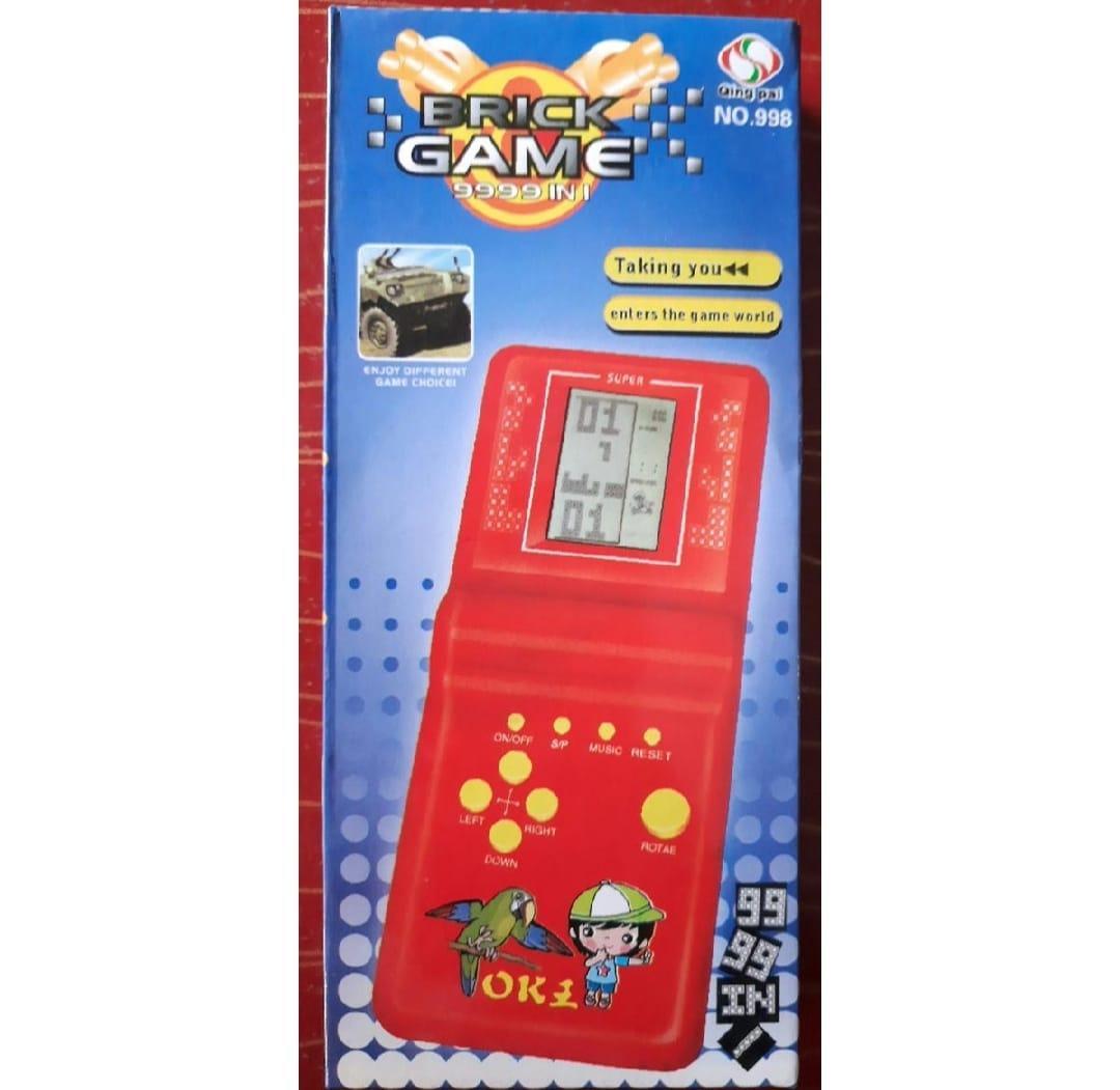 Video Game Toy Gift for Kids | Classic Brick Game 998 Handheld Console –